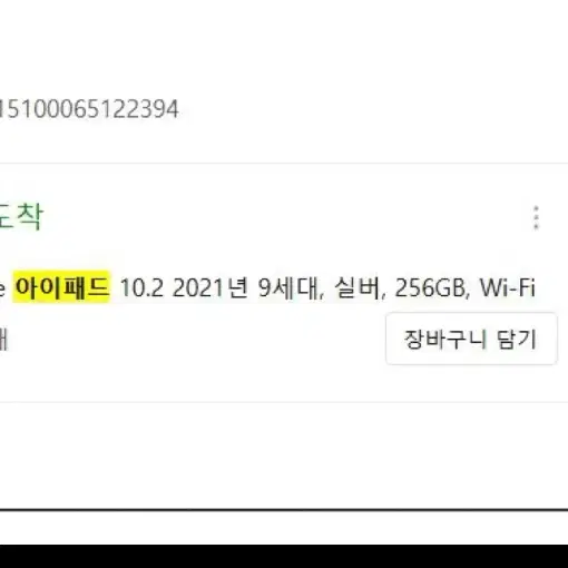 Apple 아이패드 9세대 실버 256기가 한달사용