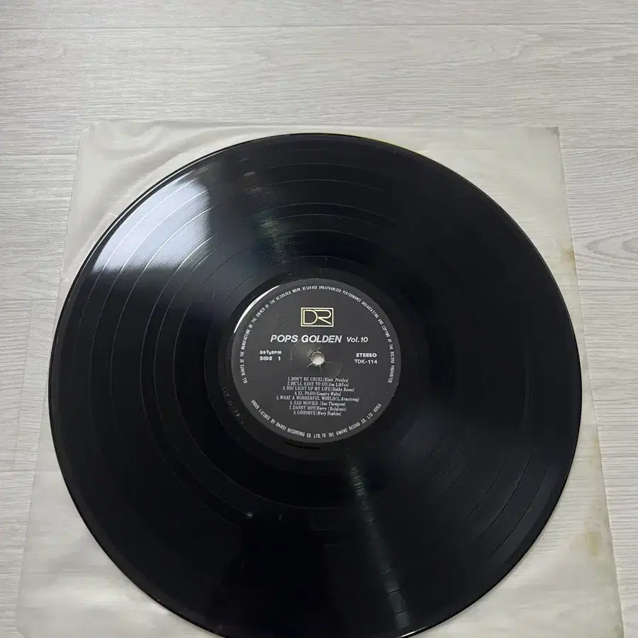 POPS GOLDEN LP 옛날 팝 모음 엘피