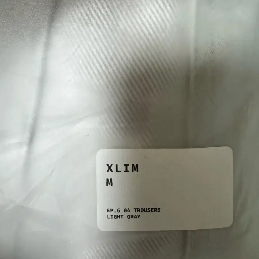 xlim ep.6 04 trousers 트라우저 M 사이즈