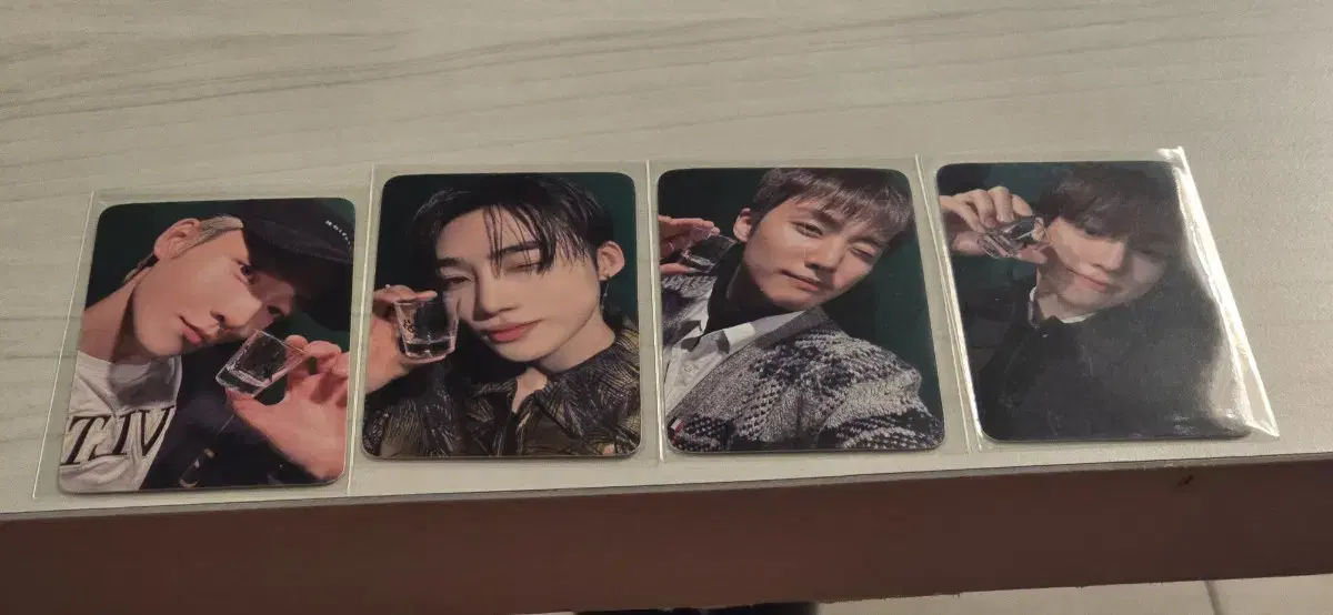 The Boyz Jenner2 QR unreleased photocard Soju Glasses