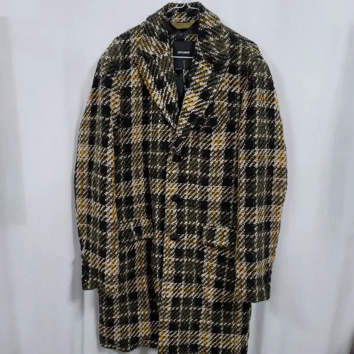 OFFICANA36 Check mixed coat/Men(105)/J3206