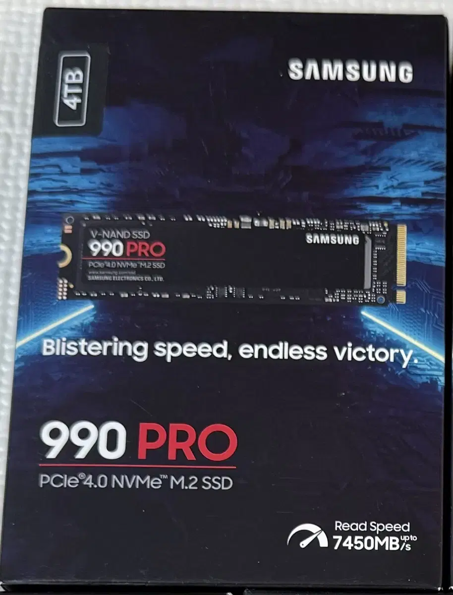 삼성 990PRO 4TB NVMe SSD 국내정발