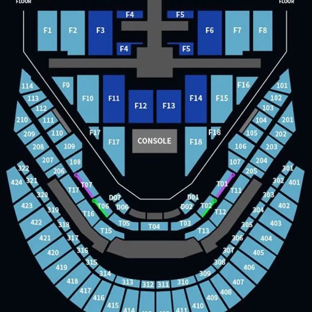 Nct 127 엔시티 콘서트 1층 첫콘 1/18(토) 양도 112구역