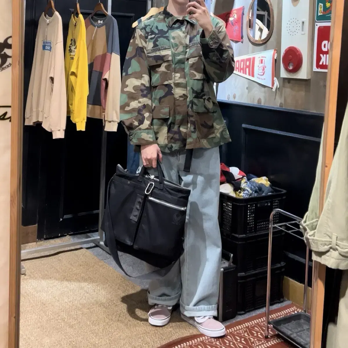 [Japan vintage] 90s OG Woodland Bdu L-R