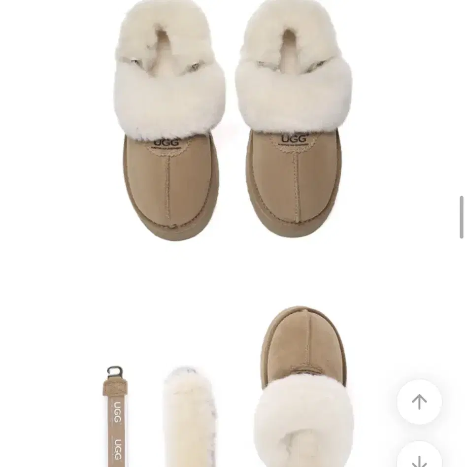 UGG 어그 플랫폼 3way 어그 슬리퍼