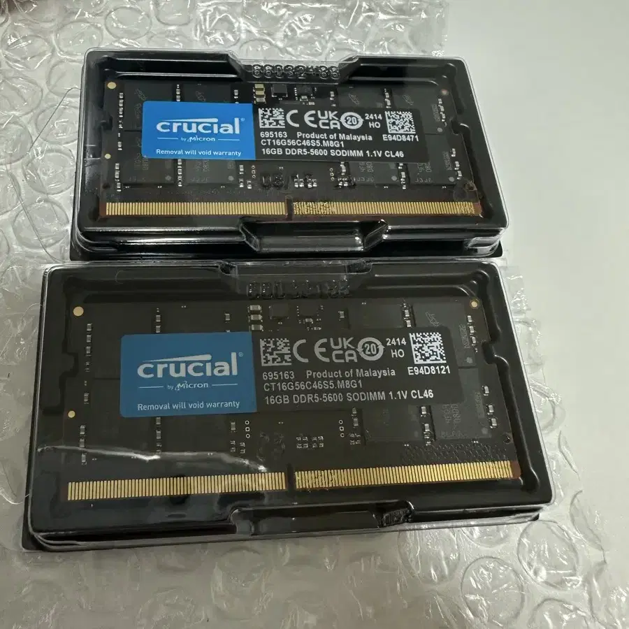 크루셜 ddr5 16g ram 2개