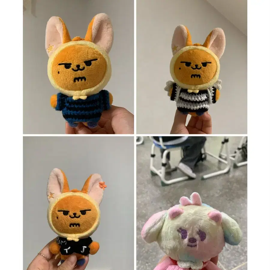 뿔바투 10cm 인형 뜨개옷