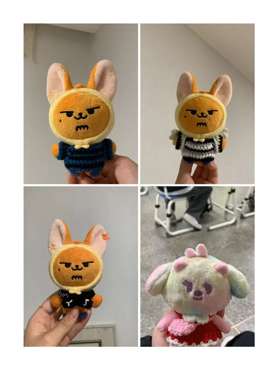 뿔바투 10cm 인형 뜨개옷