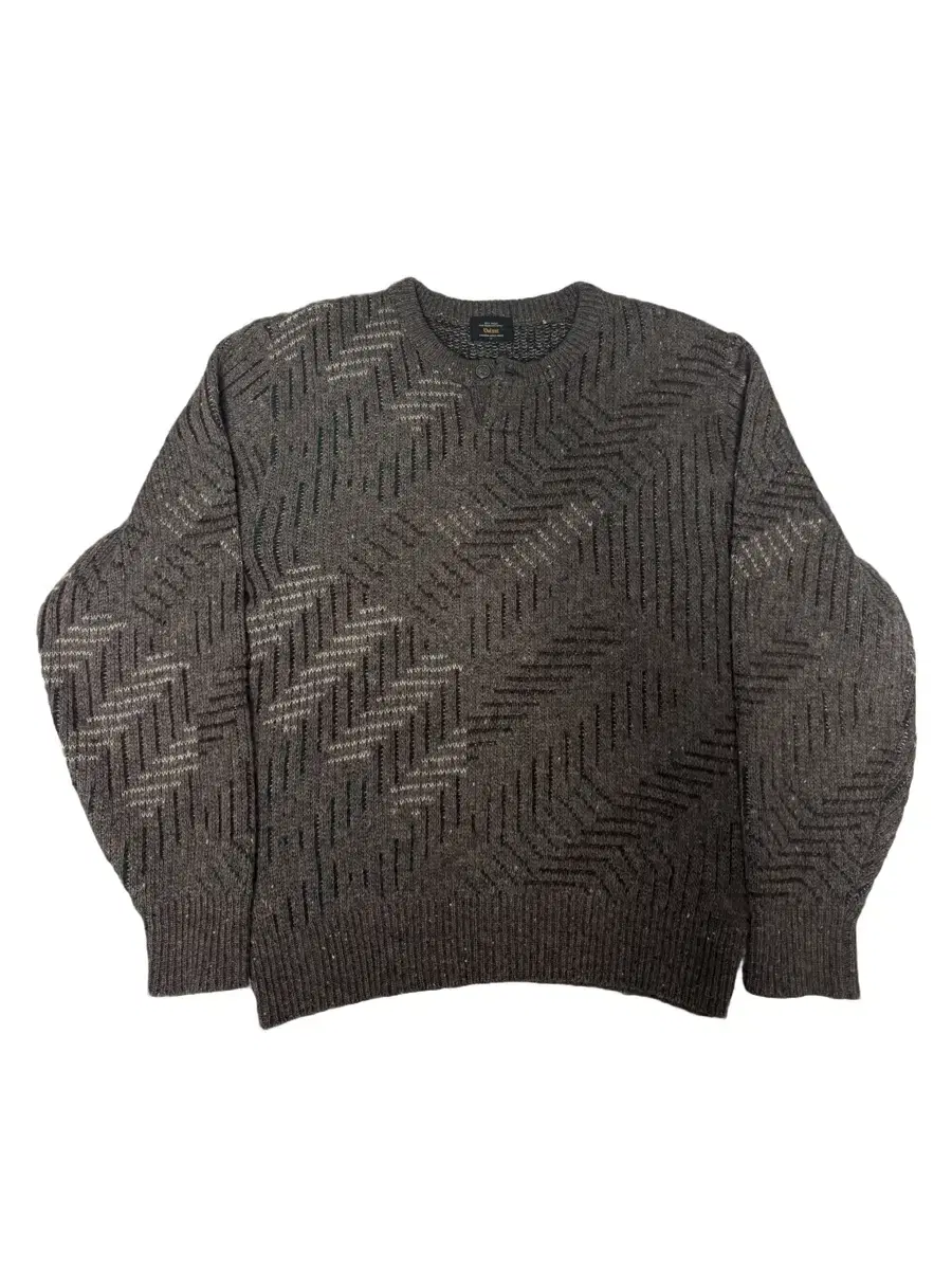 Button Pattern Sweater(brown)