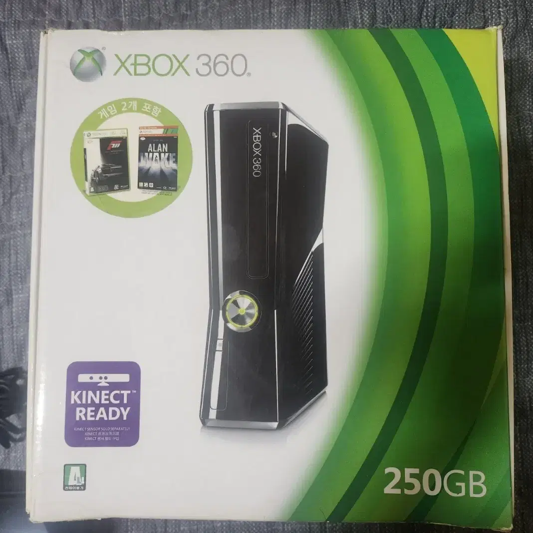 XBOX360 신형슬림S 250G 키넥트 박스셋 팝니다