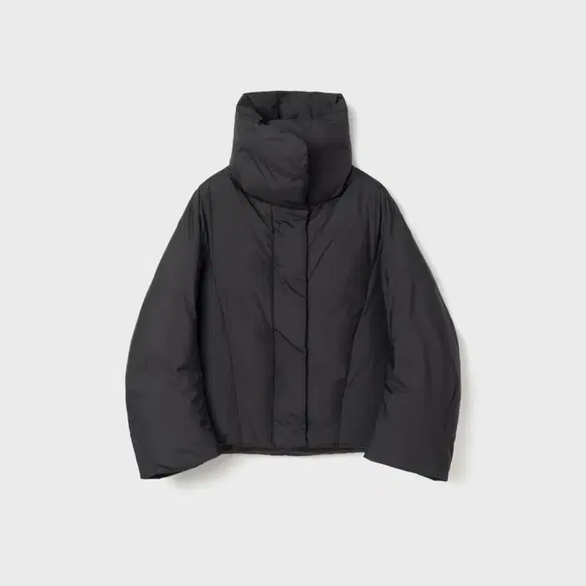 버뮬라 - HIGH NECK PUFFER JACKET (BLACK)