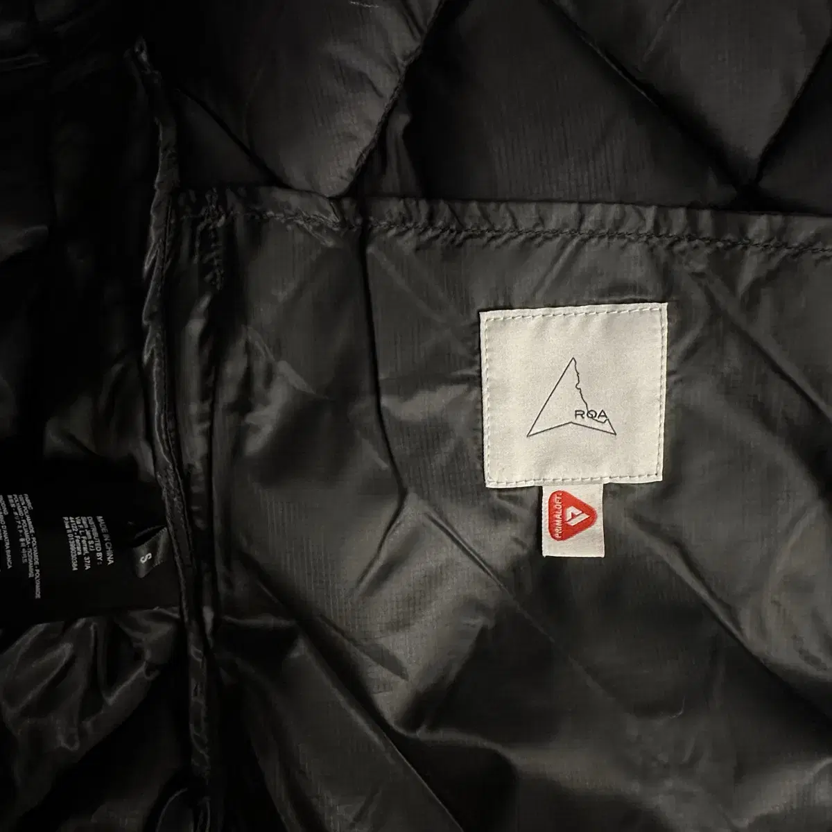 (S)Roa light down jacket black