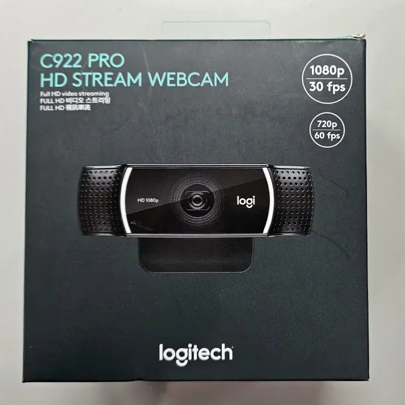 로지텍 웹캠 C922 PRO STREAM WEBCAM 신품