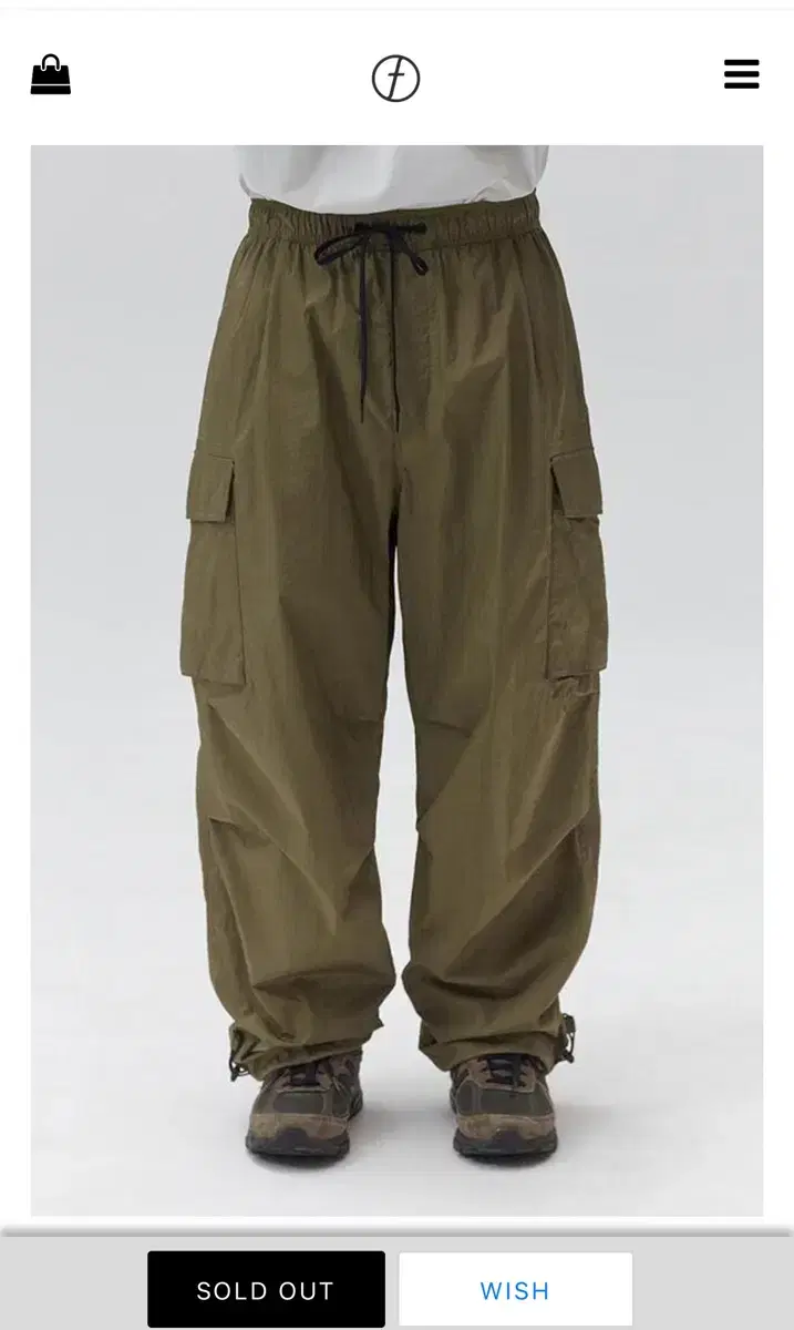 모이프 SS23]OVER MIL 6P PANTS / OLIVE RIPST