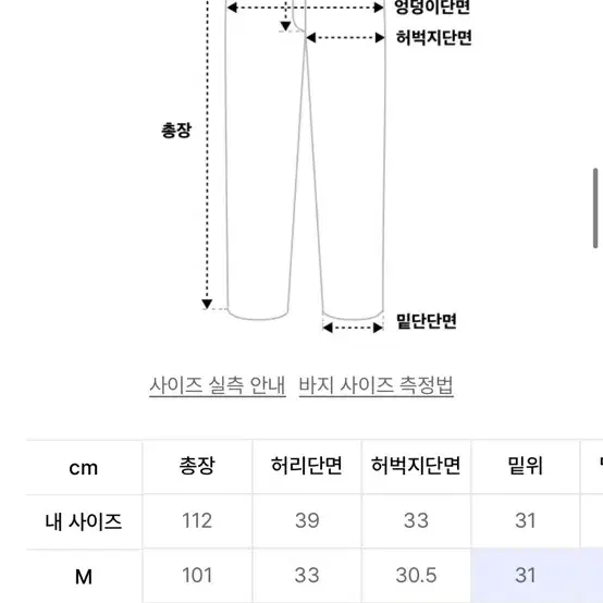 트릴리온 와이드 데님 새상품 2개 합해서 개싸게팔아요