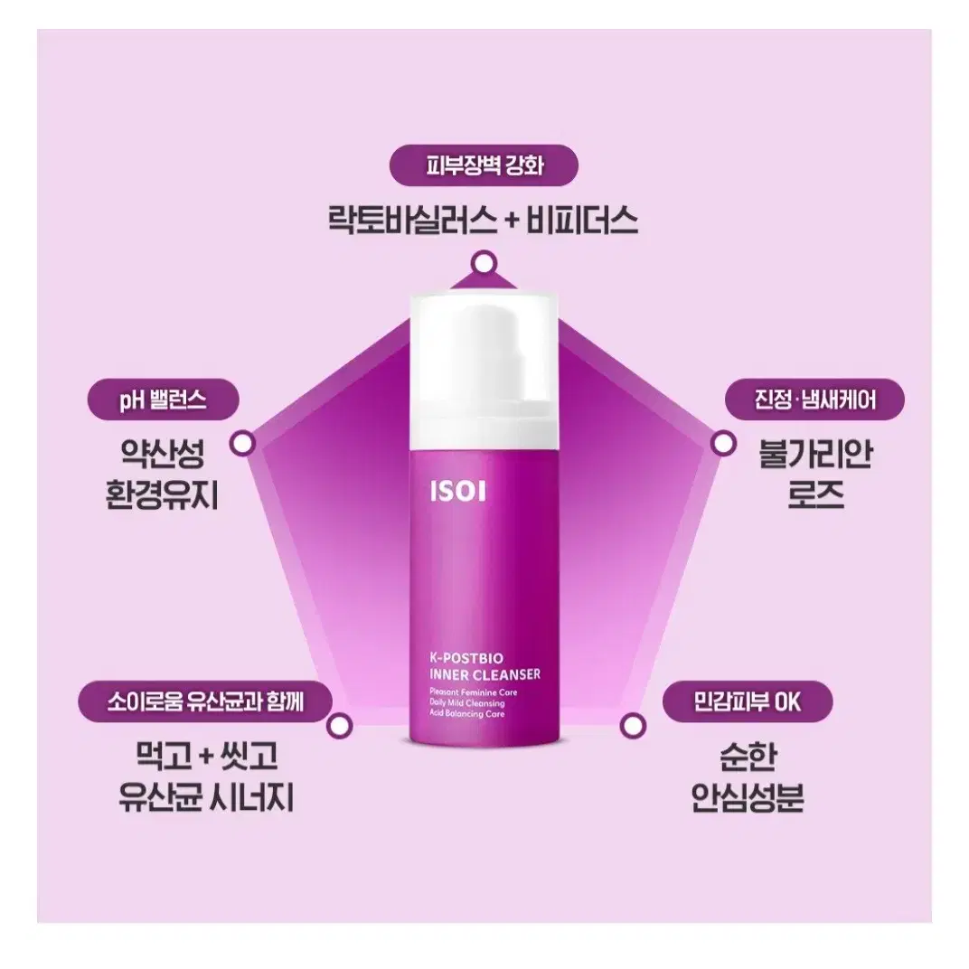 미개봉 새상품*[아이소이]K-포스트바이오 이너 클렌저 100ml