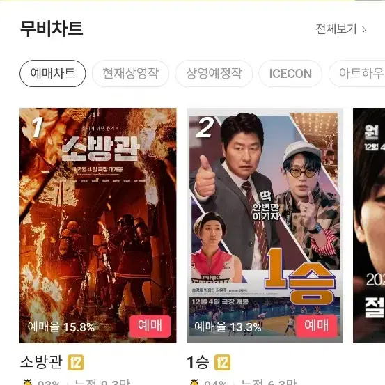 오늘 cgv. 두매 예매