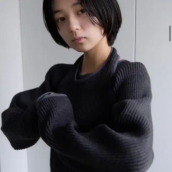 페스토 (pesto) wool layered top & sweater