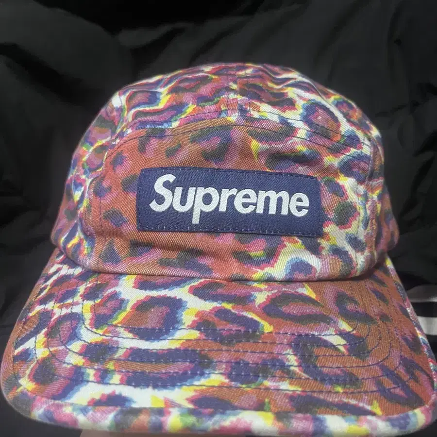 Supreme모자 Washed ChinoTwill leopard fw24