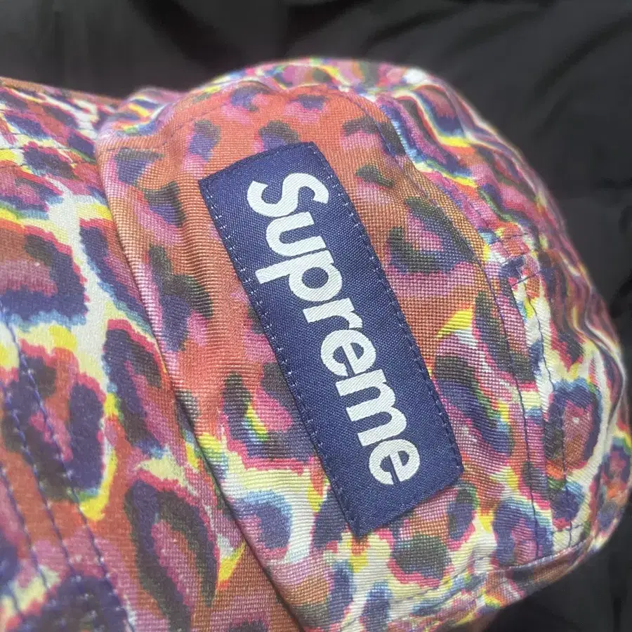 Supreme모자 Washed ChinoTwill leopard fw24