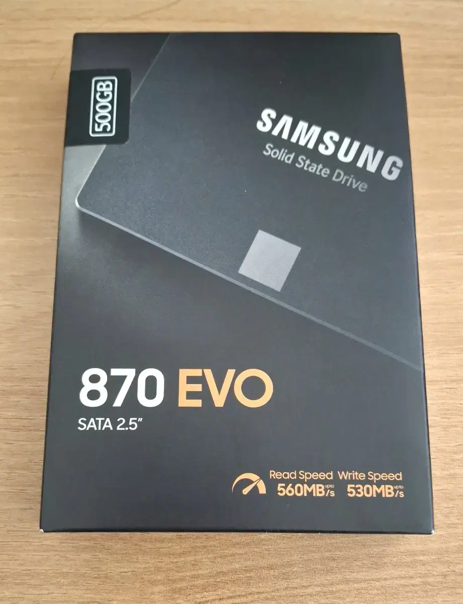 미개봉 삼성정품 870 EVO SSD 500GB 보증 28년4월