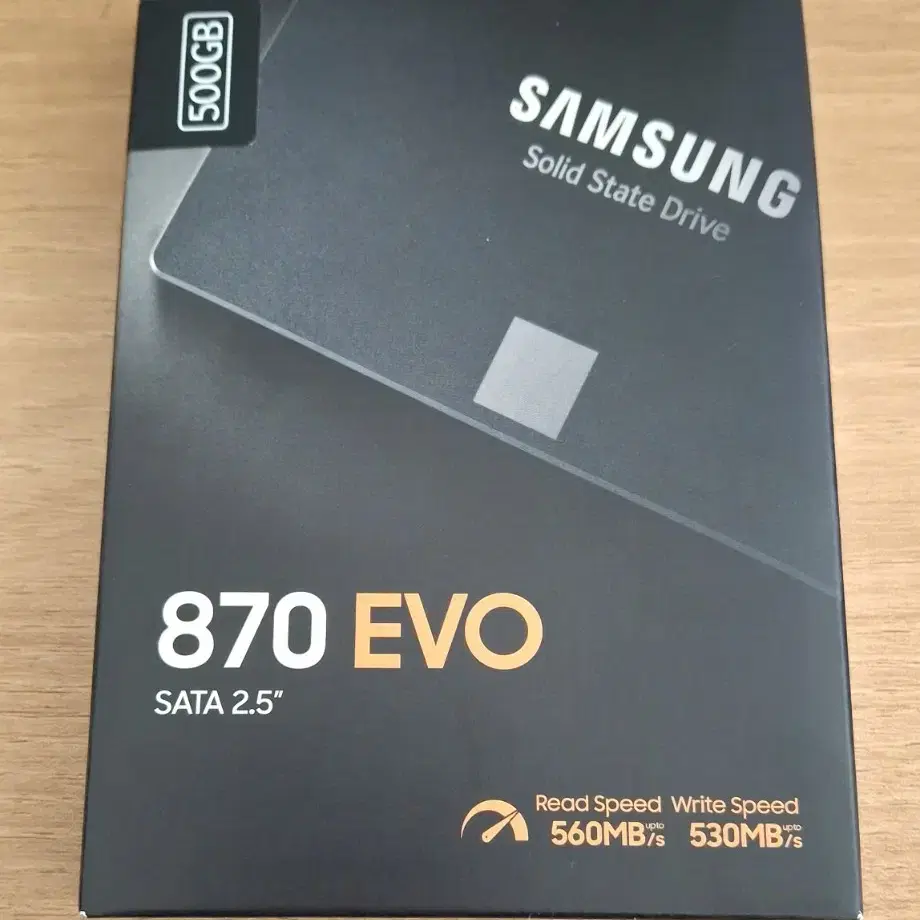 미개봉 삼성정품 870 EVO SSD 500GB 보증 28년4월