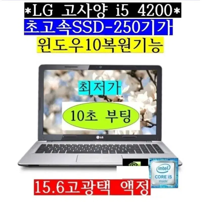 LG/i5 4200/SSD 250G/램8G/15.6/최저가