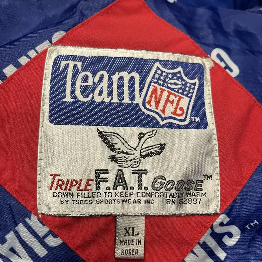 90s NFL 뉴욕 자이언츠 구스패딩