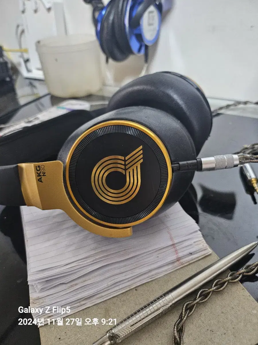 akg n90q 유선헤드폰dac amp내재