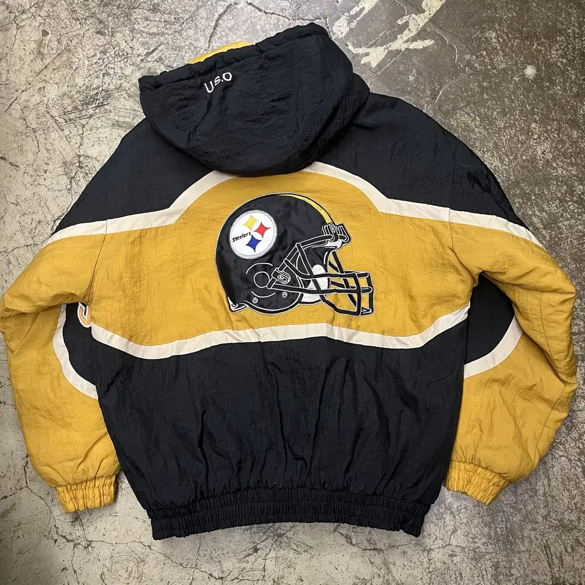 90s NFL 스틸러스 패딩자켓