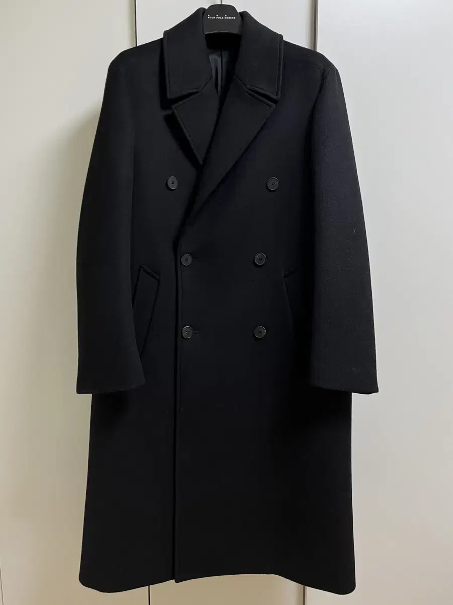 마마가리 OVERFIT DOUBLE COAT - ZET BLACK 46