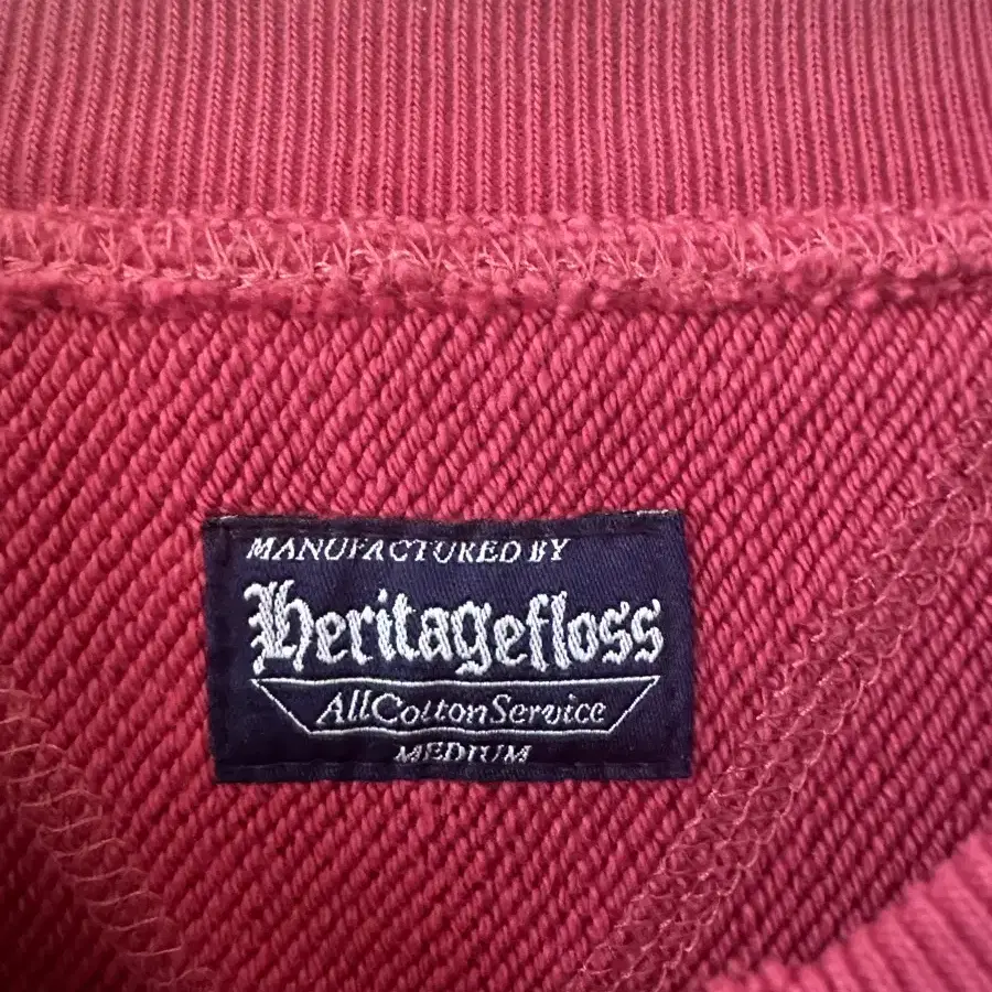 헤리티지플로스 VINTAGE 321 CREWNECK/Coral 사이즈M