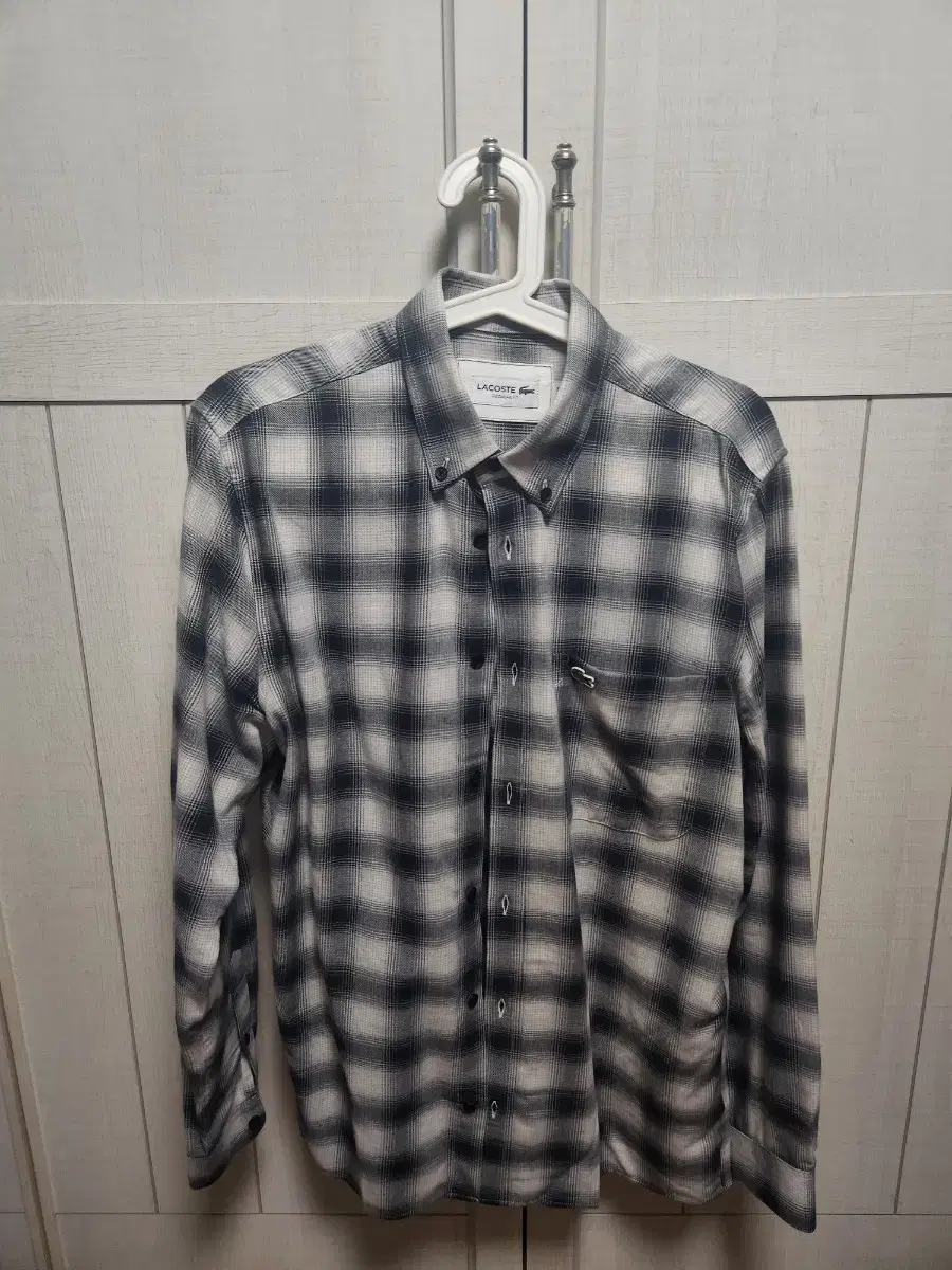 Lacoste Flannel Ombré Check Shirt size 95 (unworn)