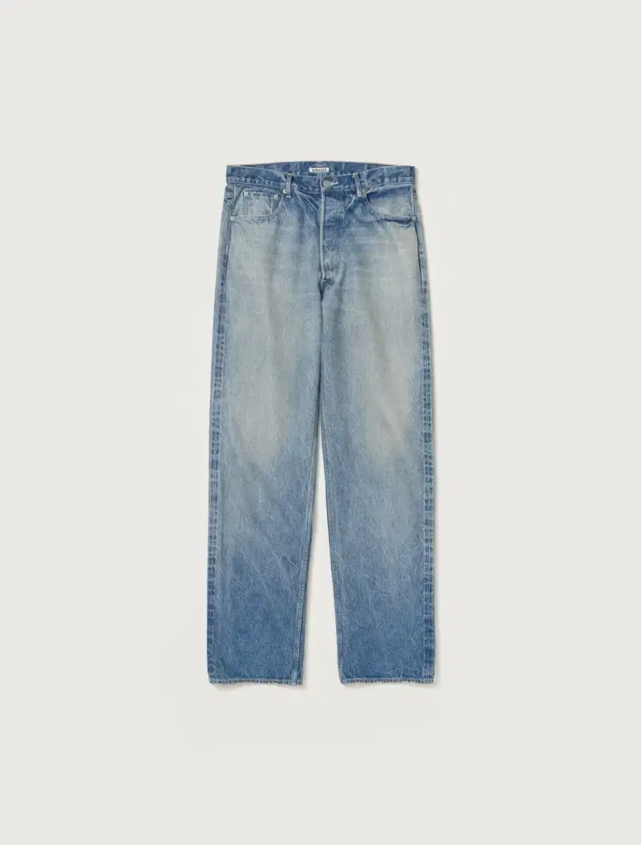 [NEW/3] Orari Selvedge Faded Heavy Denim Wide Leg Pants