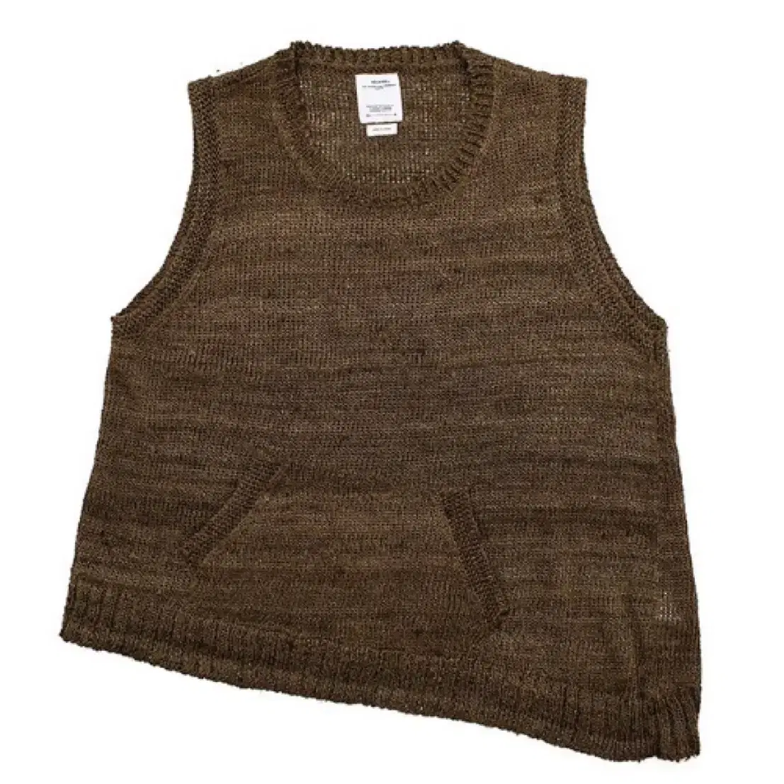 visvim regiment crew knit vest l/sl