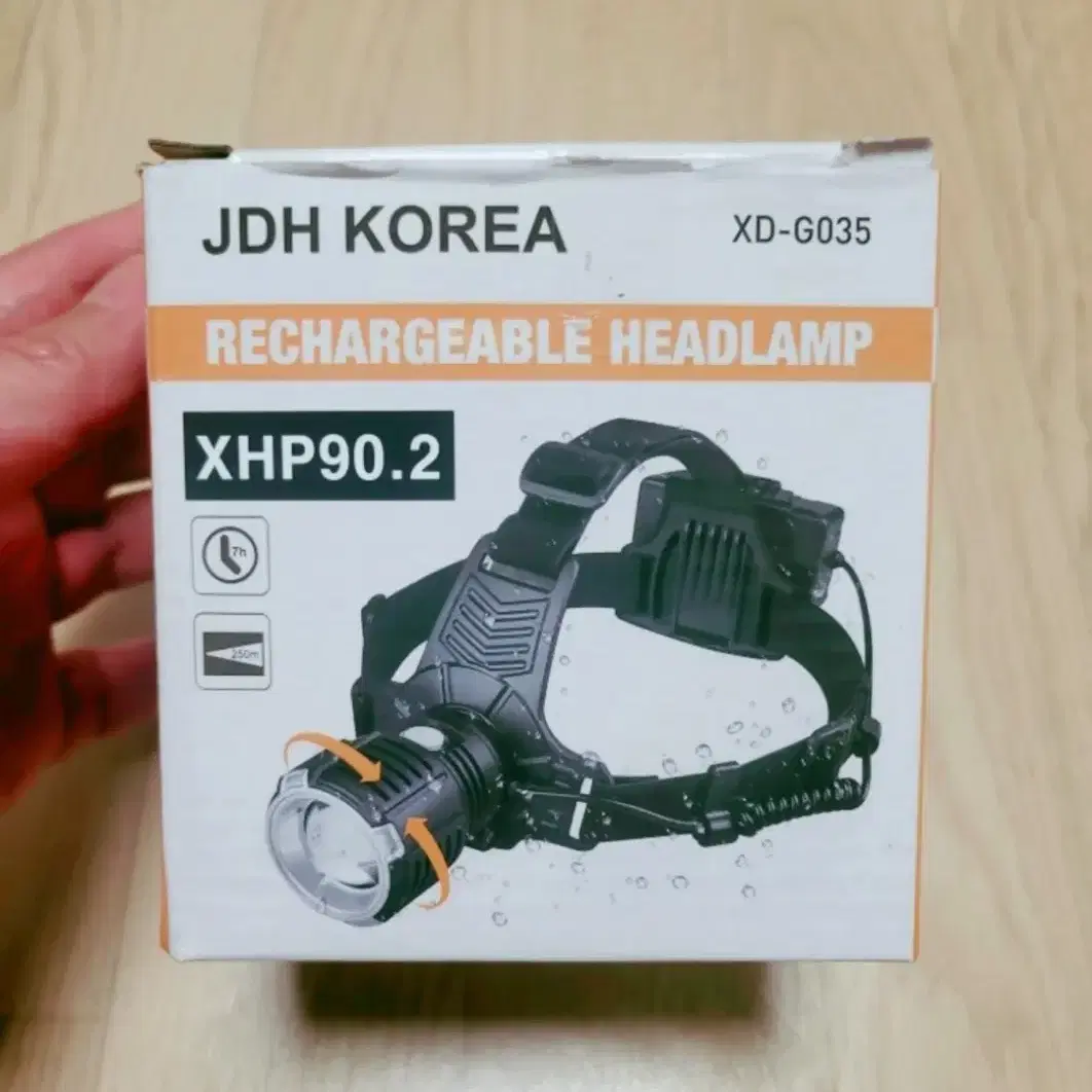 JDH Korea( Xhp90.2)헤드랜턴 비상용헤드랜턴 해루질헤드랜턴