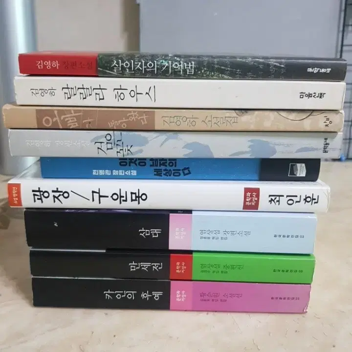 김영하 살인자의기억법 검은꽃 카인의후예 삼대 등9종