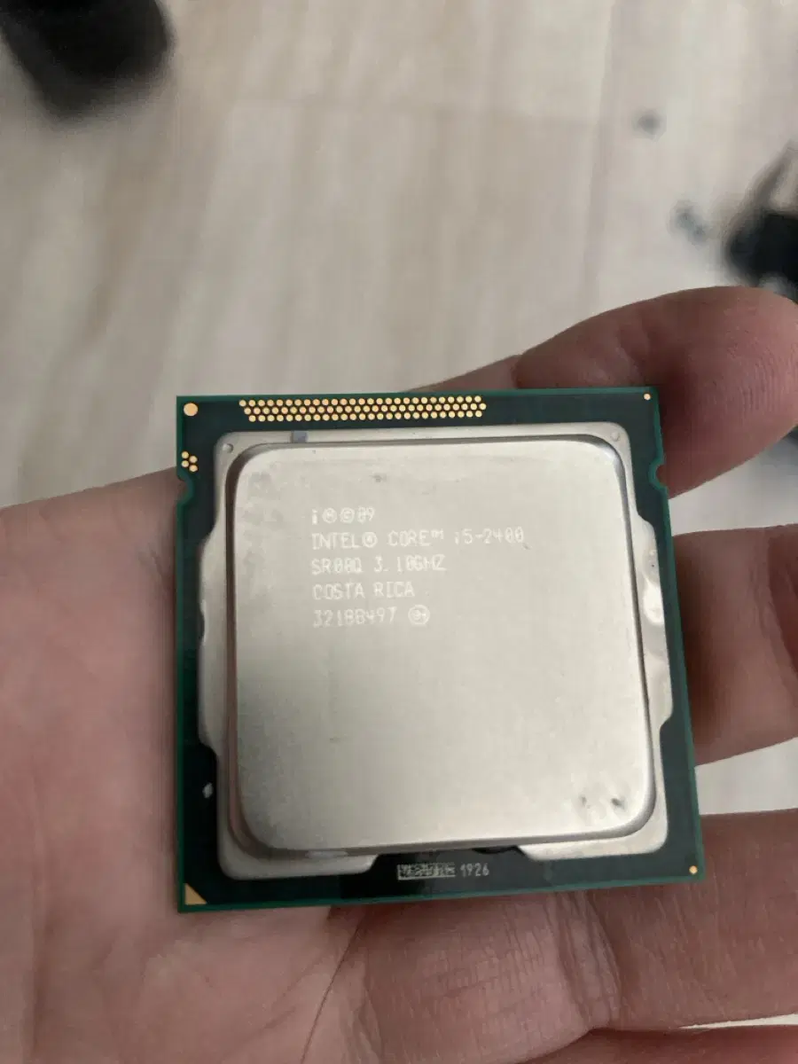 인텔 cpu INTEL CORE i5-2400 SR88Q 3.106 hz