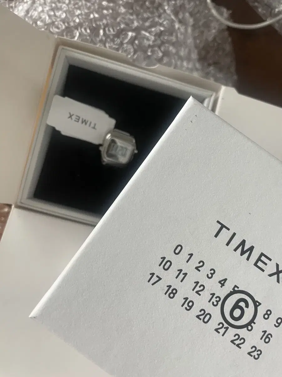 [S/M] MM6 Timex 시계반지 와치링