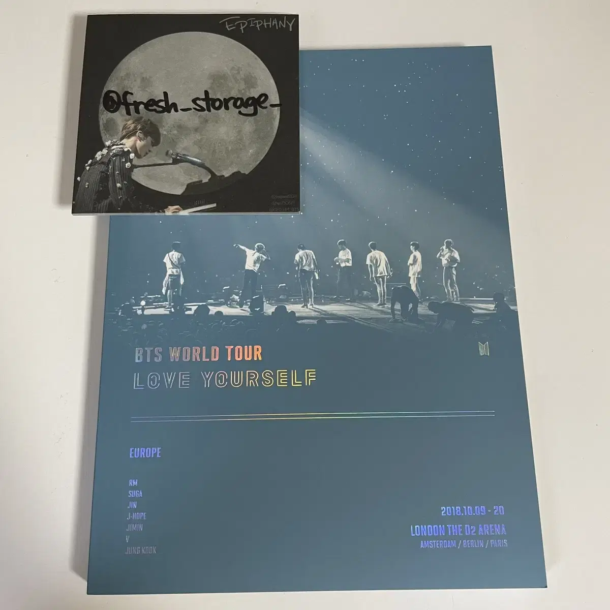 방탄소년단 유럽 디비디 포토북 BTS DVD 럽셀콘 딥디