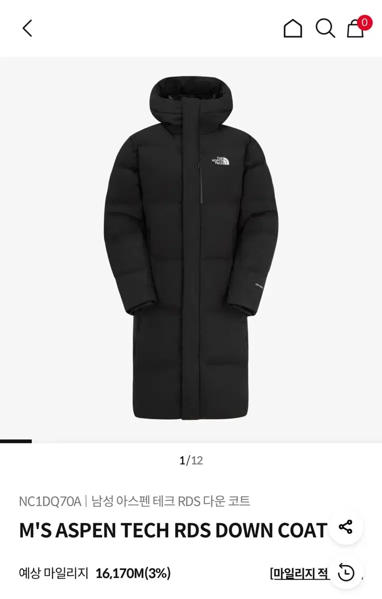 The North Face Aspen Long Puffer 115 XXXL