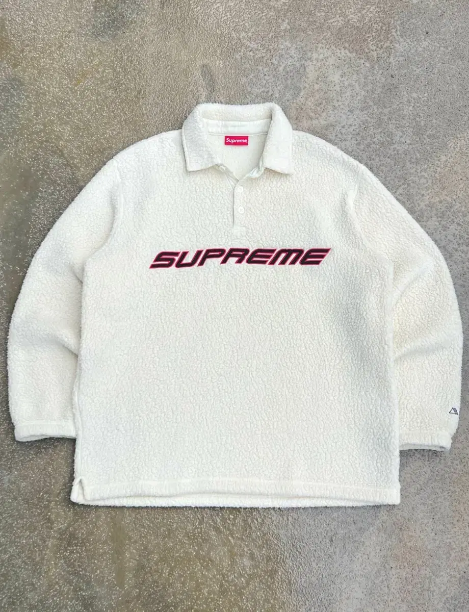 Supreme Polartec Fleece Polo Natural