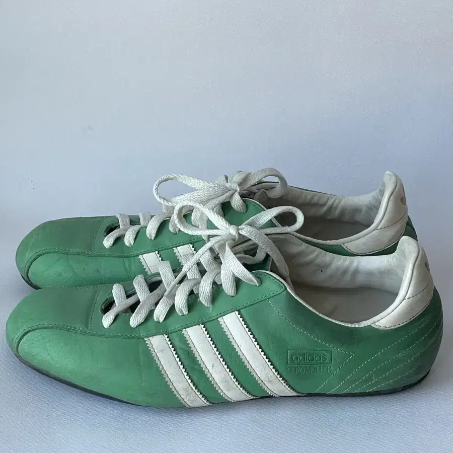 Adidas gerd muller green leather