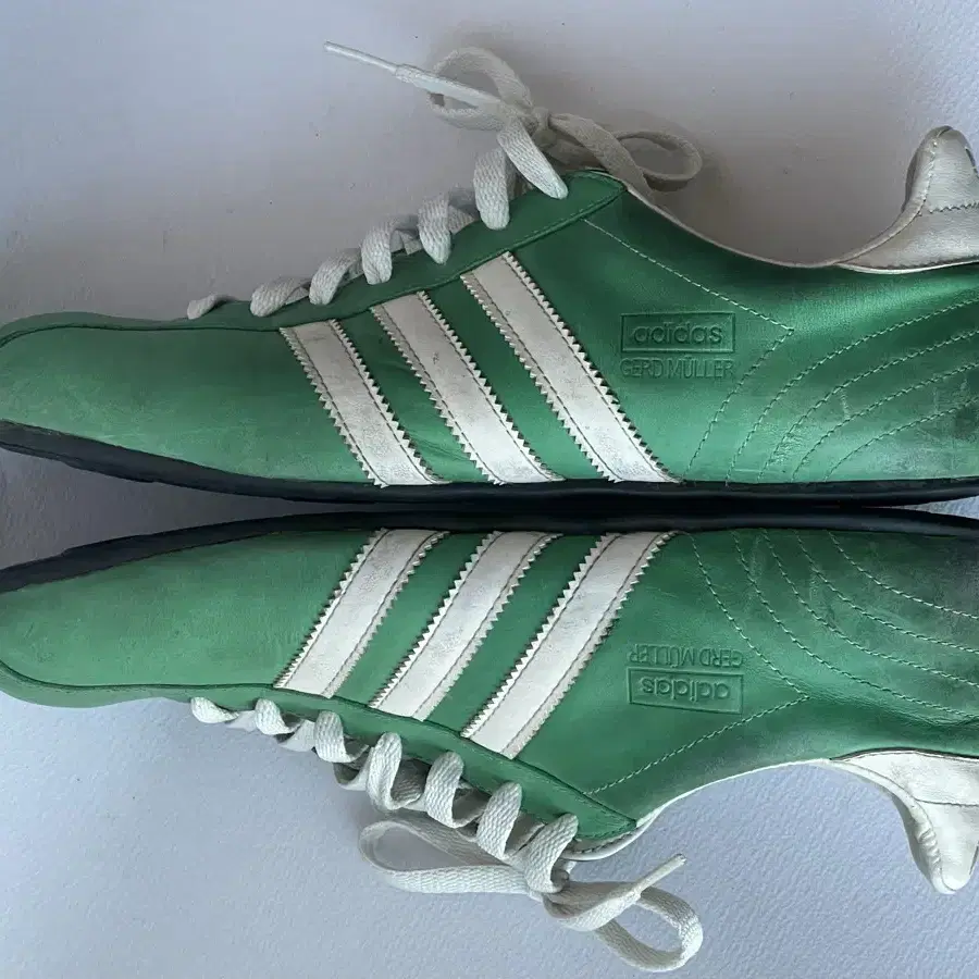 Adidas gerd muller green leather