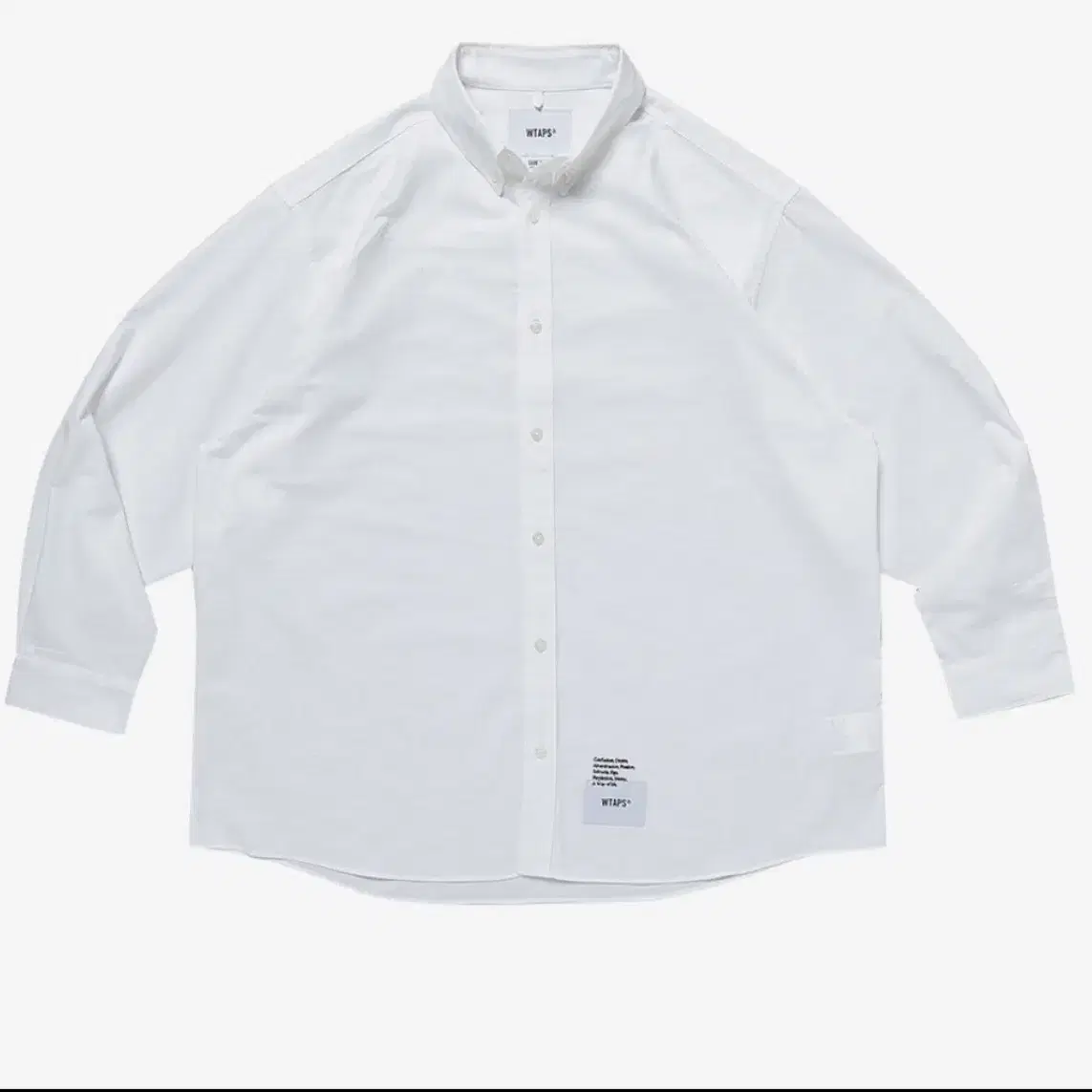 하루만 할인 WTAPS 더블탭스 Oxford COOLMAX White 셔