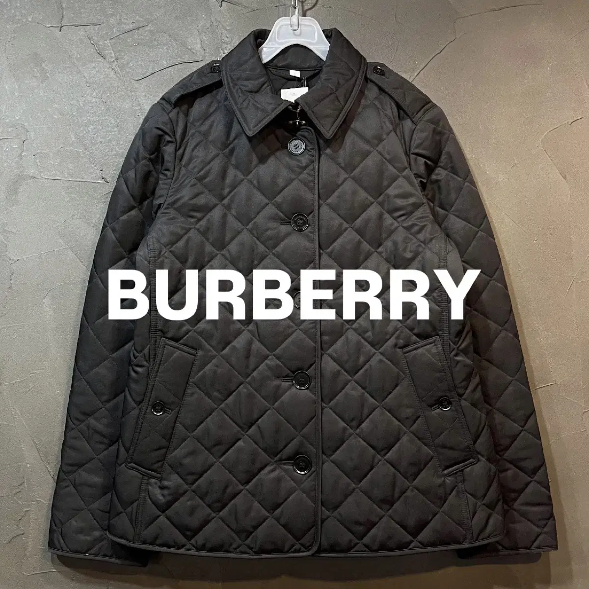 [L] BURBERRY 버버리 다이아몬드 퀼티드 자켓