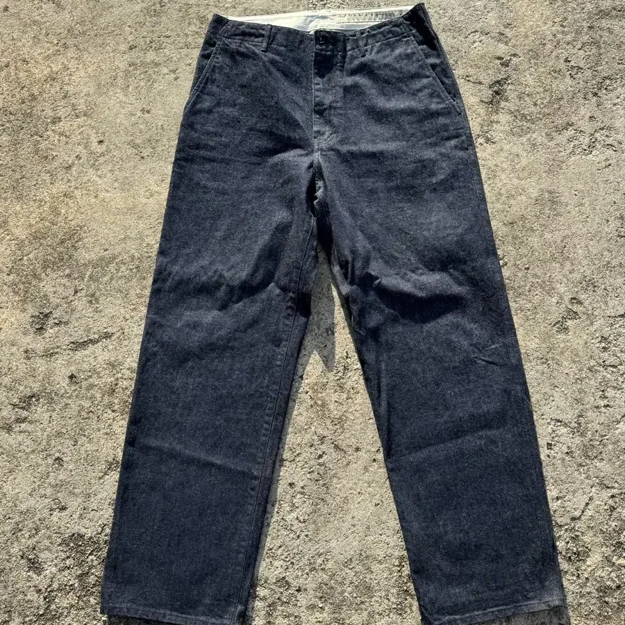 pottery one washed wide denim