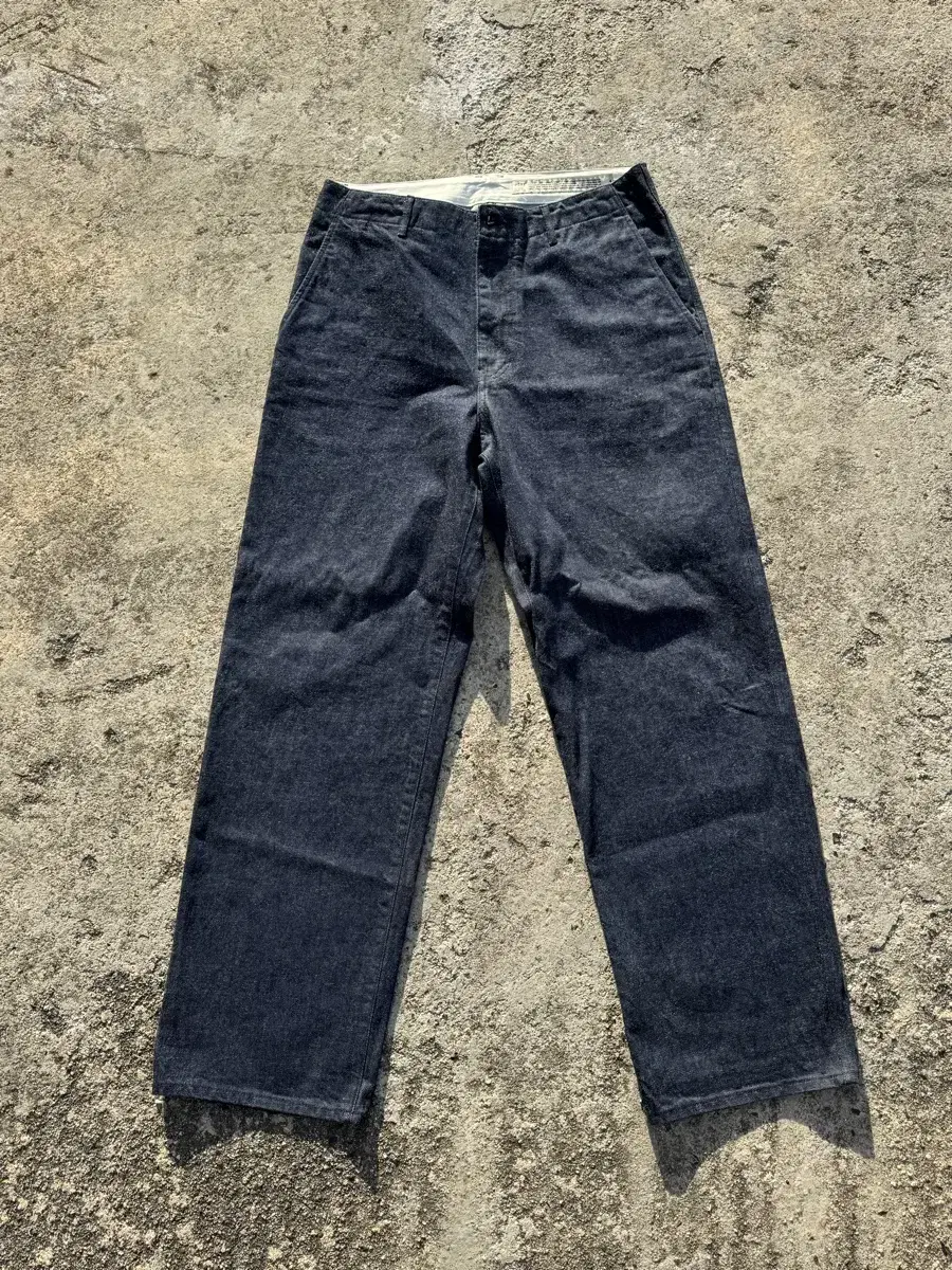 pottery one washed wide denim