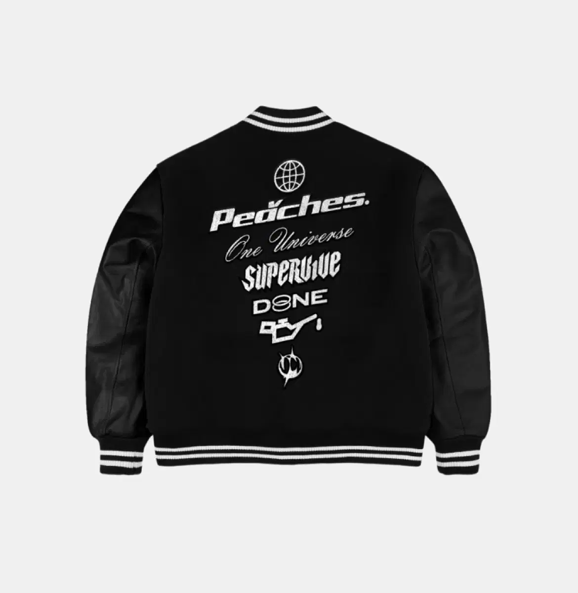 SUPERVIVE x Peaches. Varsity Jacket