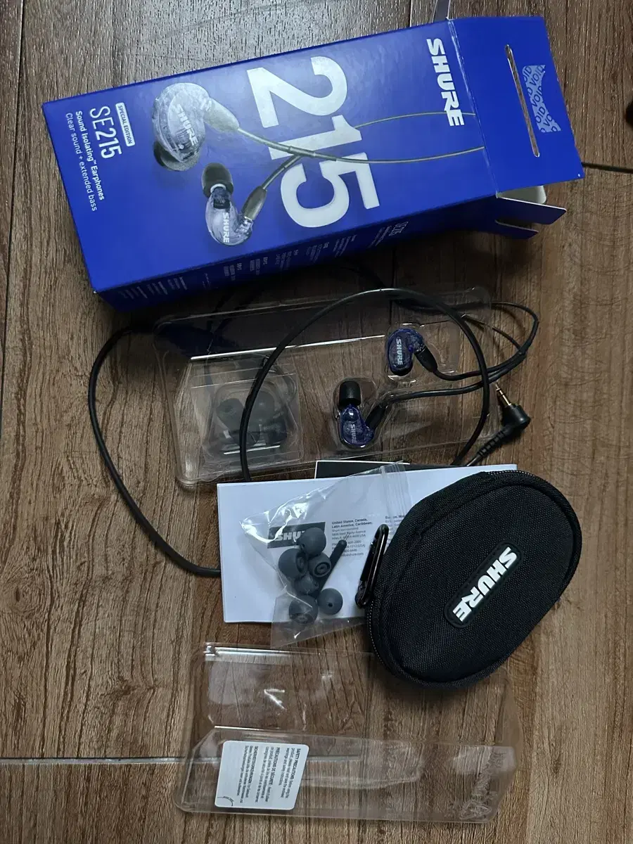 SHURE SE215 SPE PLA 슈어 이어폰